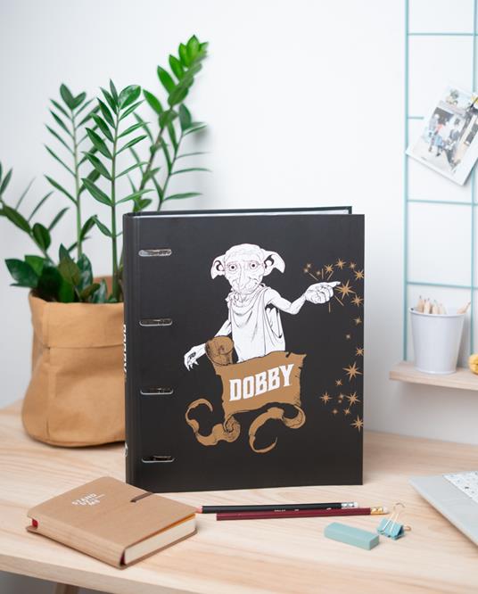 Raccoglitore 4 Anelli Harry Potter Dobby - 4