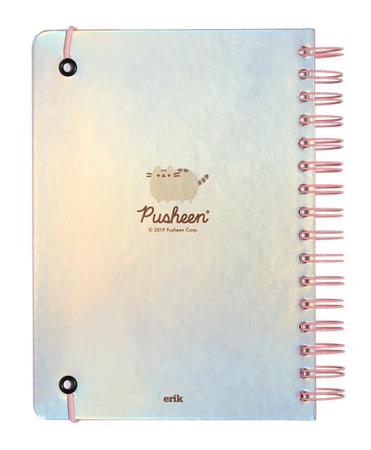 Taccuino A5 Spiralato Pusheen Foodie a pagine bianche con elastico - 2
