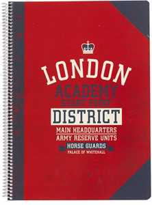Cartoleria Quaderno spiralato A4 in PPL London a quadretti Erik