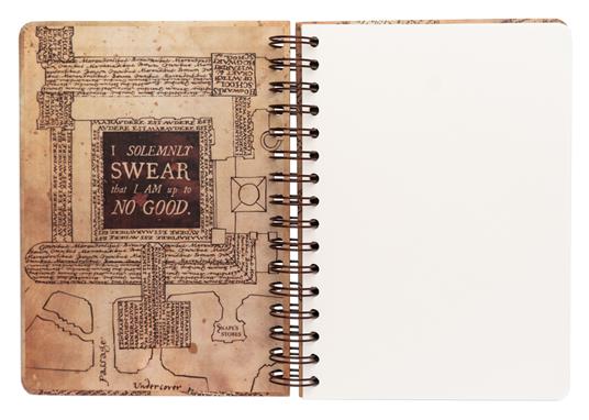 Quaderno Harry Potter The Marauders Map, A5 - 5