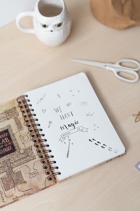 Quaderno Harry Potter The Marauders Map, A5 - 8