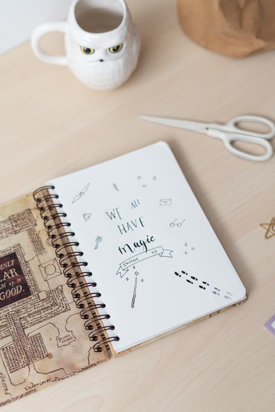Quaderno Harry Potter The Marauders Map, A5 - 8
