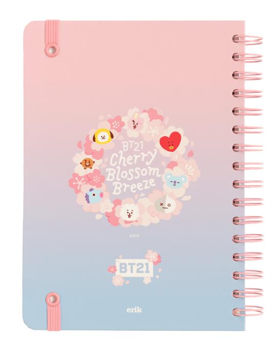 Quaderno copertina rigida A5 Bullet Bt21 Cherry Blossom - 2