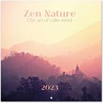 Calendario Zen Nature 2023 da Muro - 12 mesi + 4 in omaggio, 30x30 cm, FSC®