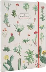Quaderno Rilegatura Artigianale  A5 Botanical Cacti And Succulents Kokonote
