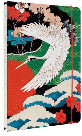 Quaderno Rilegatura Artigianale  A5 Japanese Crane Kokonotes
