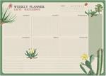 Bloc Planner Settimanale A4 Botanical Cacti Inglese Kokonote