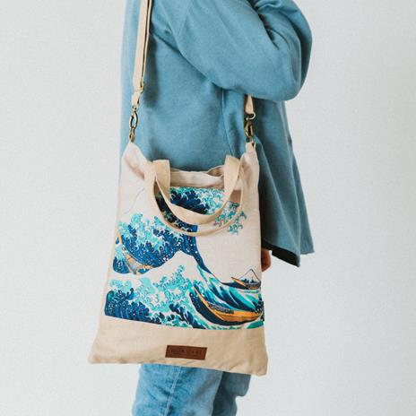 Borsa Di Tela Hokusai Kokonote - 7