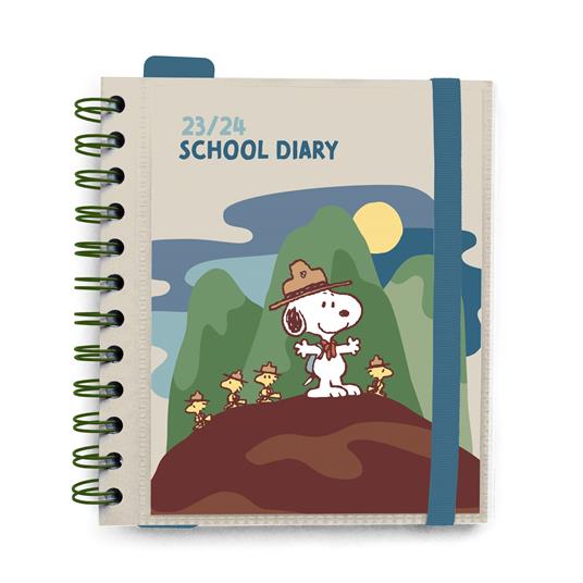 Agenda Scolastica 2023/2024 Vista Giornaliera M 11 Mesi Snoopy