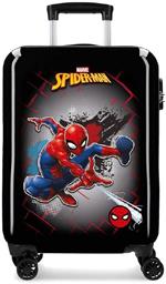 Spiderman Red Trolley Abs 55C M 4 Ruote Nero