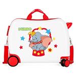 Dumbo Circus Trolley Cavalcabile Abs 4 Ruote