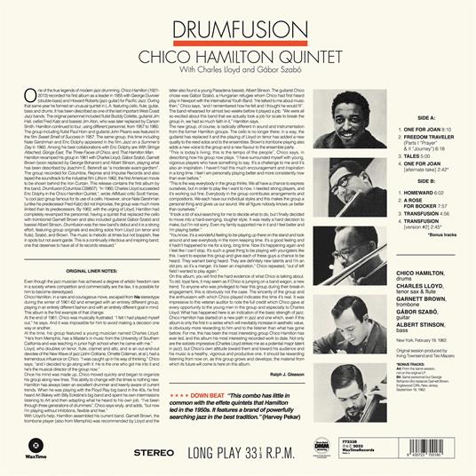 Drumfusion - Vinile LP di Chico Hamilton - 2