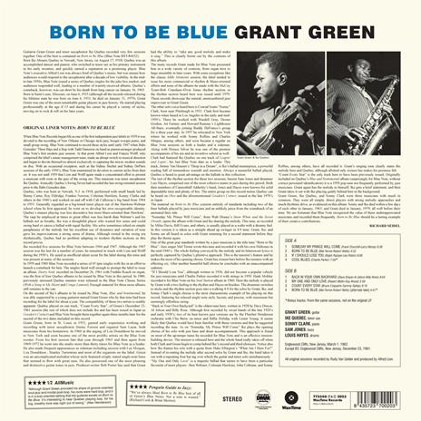 Born To Be Blue - Vinile LP di Grant Green - 2