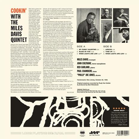 Cookin' - Vinile LP di Miles Davis - 2