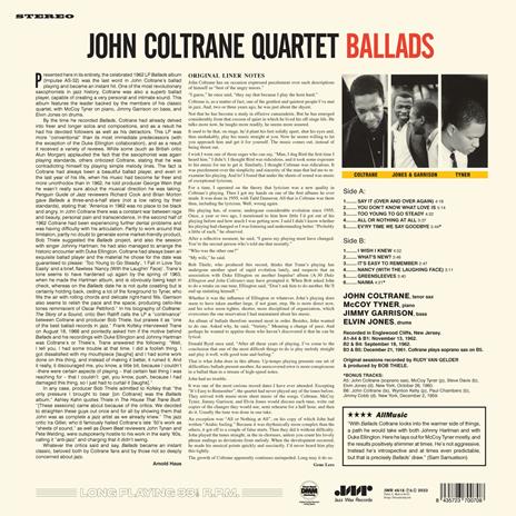 Ballads - Vinile LP di John Coltrane - 2