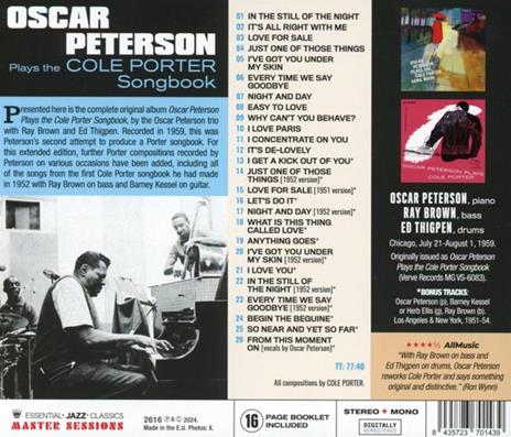 Plays The Cole Porter Songbook - CD Audio di Oscar Peterson - 2