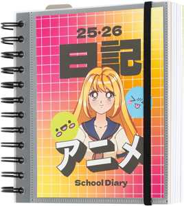 Cartoleria Diario 25-26 M 11 Mesi Anime Trend Grupo Erik