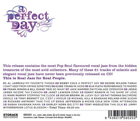 A Perfect Day - CD Audio - 2