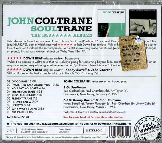 Soultrane - CD Audio di John Coltrane - 2