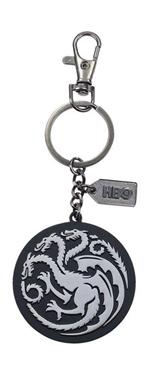 Game of Thrones SILVER LOGO METAL KEYCHAIN