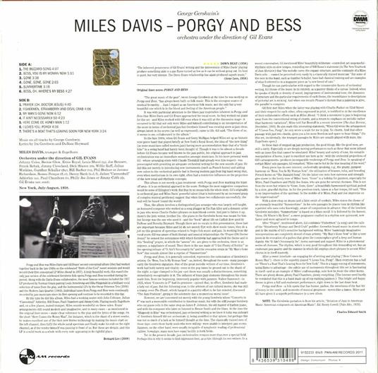 Porgy and Bess - Vinile LP di Miles Davis - 2