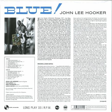Blue! - Vinile LP di John Lee Hooker - 2