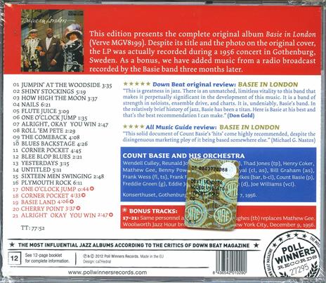 Basie in London - CD Audio di Count Basie - 2