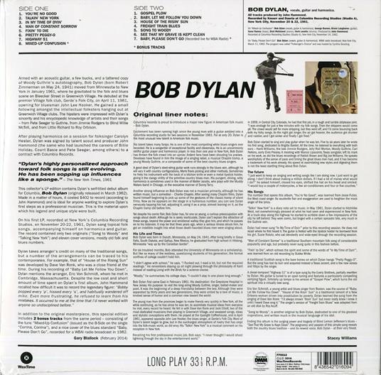 Bob Dylan - Vinile LP di Bob Dylan - 2