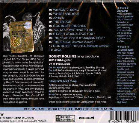 The Bridge - CD Audio di Sonny Rollins - 2