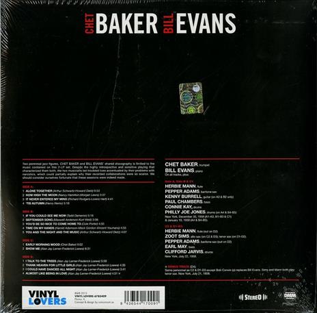 Complete Recordings - Vinile LP di Chet Baker,Bill Evans - 2