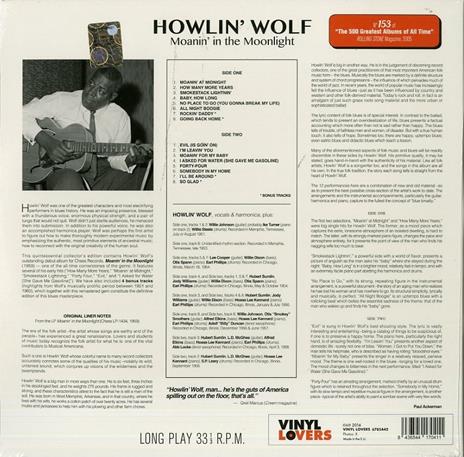Moanin' in the Moonlight - Vinile LP di Howlin' Wolf - 2