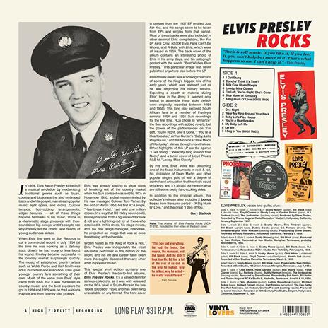 Rocks (HQ + Bonus Track) - Vinile LP di Elvis Presley - 2