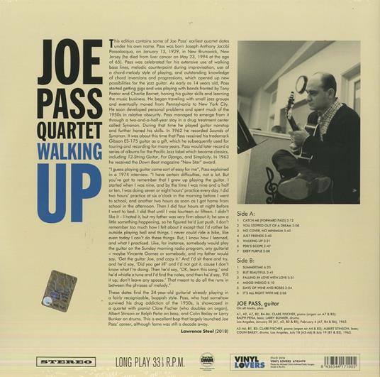 Walking Up (180 gr.) - Vinile LP di Joe Pass - 2