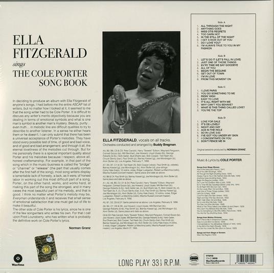 Sings the Cole Porter - Vinile LP di Ella Fitzgerald - 2