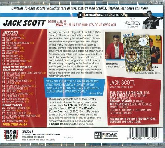 Debut Album - What in the World's Come Over You - CD Audio di Jack Scott - 2