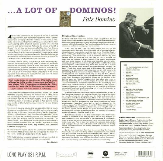 A Lot of Dominos! - Vinile LP di Fats Domino - 2