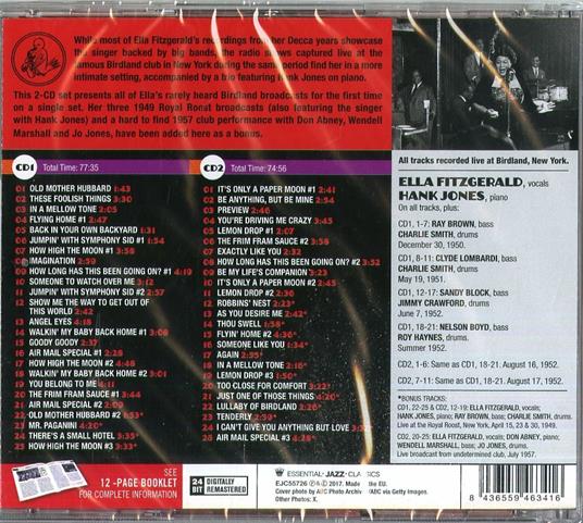 Complete Birdland.. - CD Audio di Ella Fitzgerald - 2