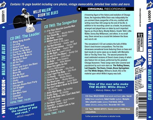 Walin' the Blues - CD Audio di Willie Dixon - 2