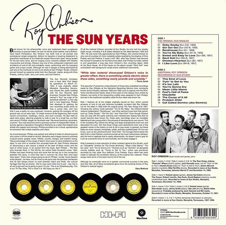 The Sun Years - Vinile LP di Roy Orbison - 2