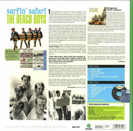 Surfin' Safari - Vinile LP di Beach Boys - 2