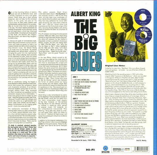 Big Blues (Coloured Vinyl) - Vinile LP di Albert King - 2