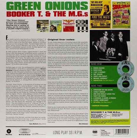 Green Onions (Transparent Green Vinyl) - Vinile LP di Booker T. & the M.G.'s - 2