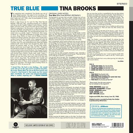 True Blue - Vinile LP di Tina Brooks - 2
