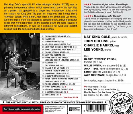 The Complete After Midnight Sessions - CD Audio di Nat King Cole - 2