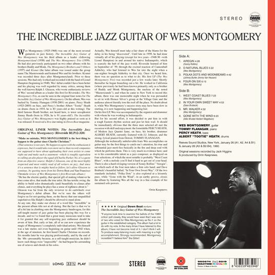 The Incredible Jazz Guitar of Wes Montgomery - Vinile LP di Wes Montgomery - 2