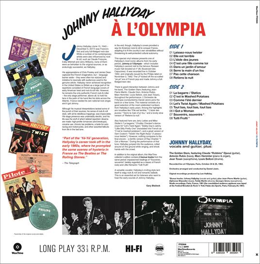 A l'Olympia (HQ) - Vinile LP di Johnny Hallyday - 2