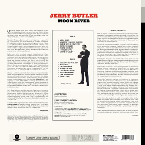 Moon River (Limited Edition) - Vinile LP di Jerry Butler - 2