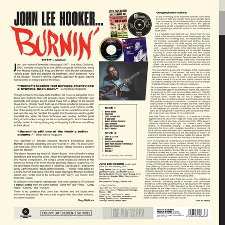 Burnin' (Limited 180 gr. Edition) - Vinile LP di John Lee Hooker - 2