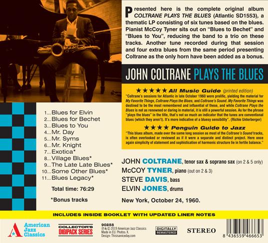 Plays the Blues - CD Audio di John Coltrane - 2