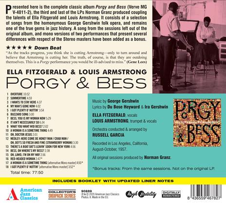 Porgy & Bess - CD Audio di Louis Armstrong,Ella Fitzgerald - 2
